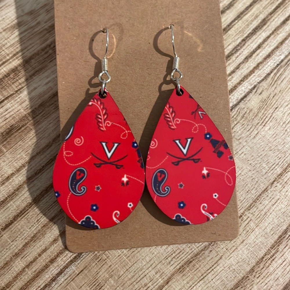 UVA Cavaliers earrings
